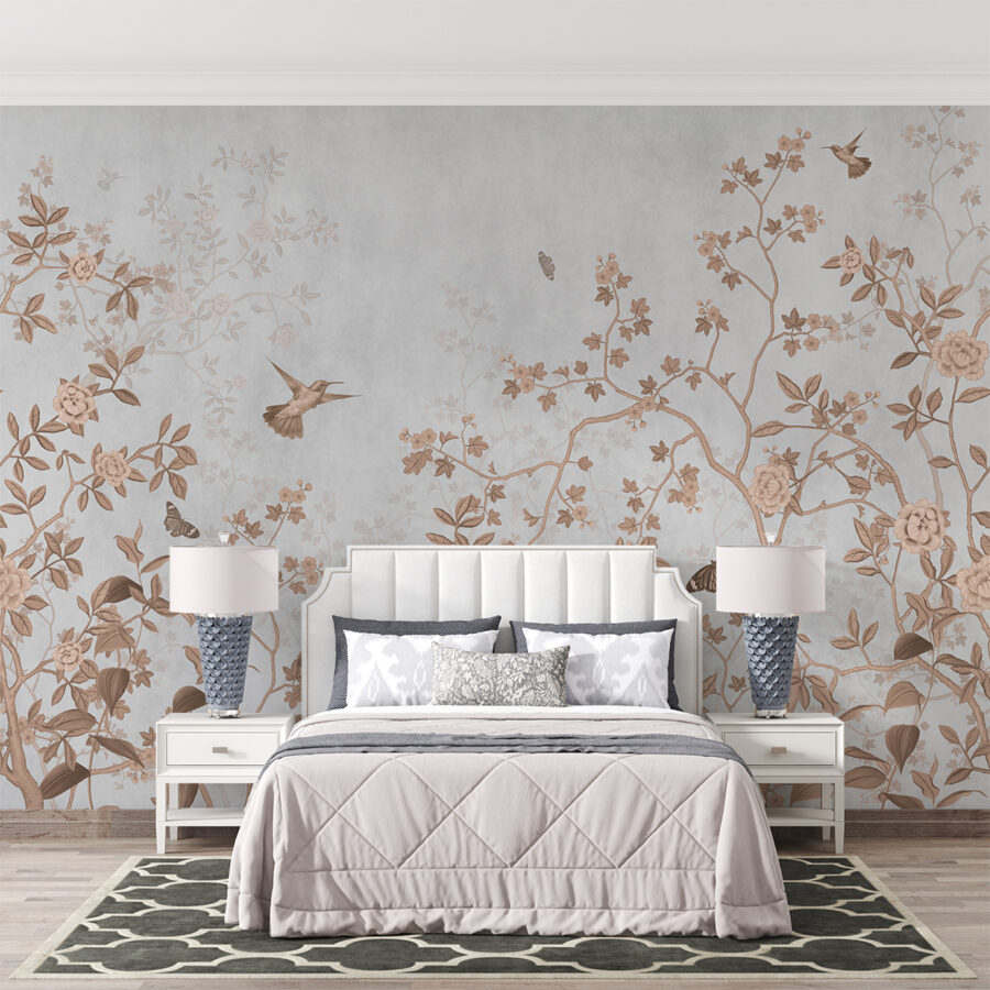 Zidni mural Rose Twigs