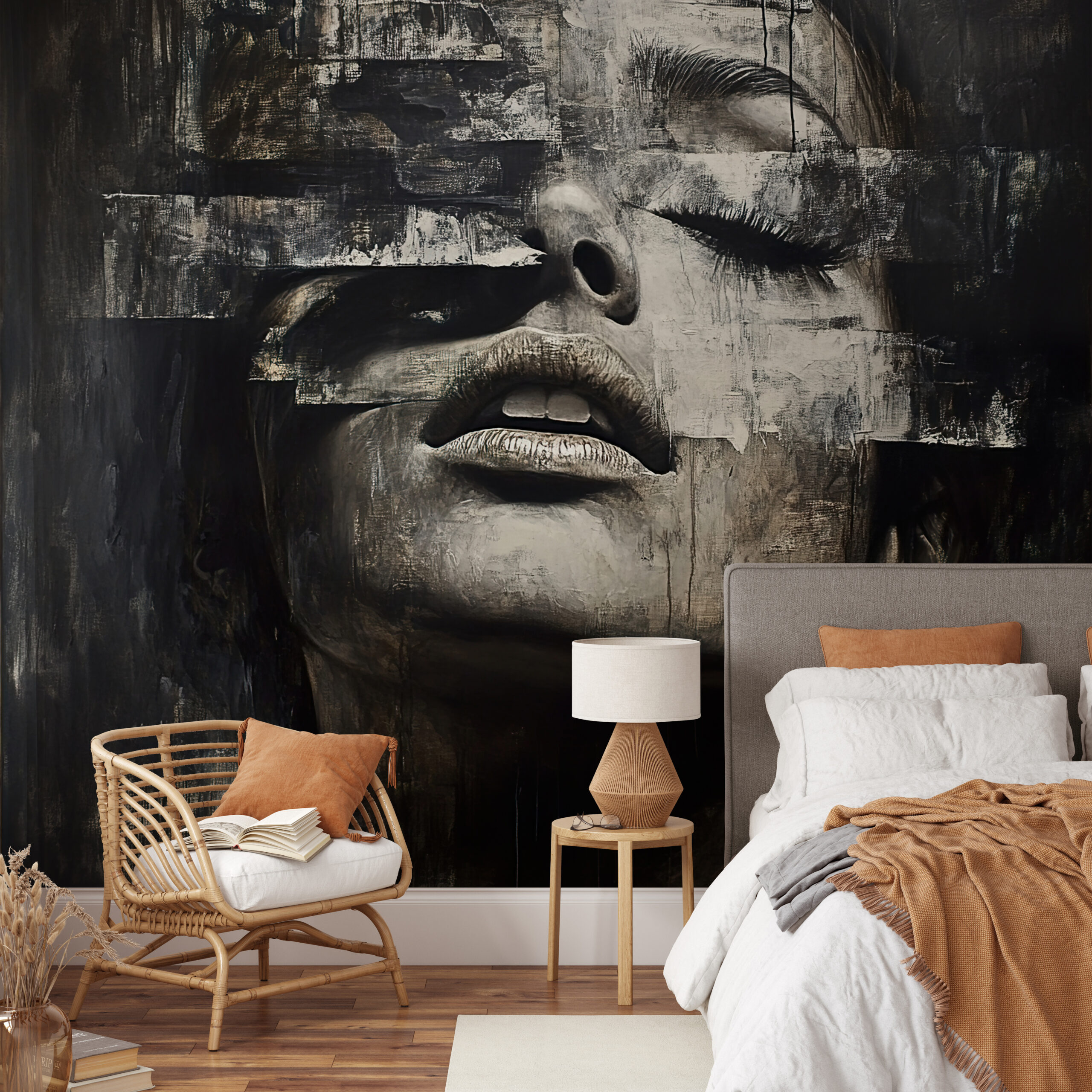 Zidni mural Umjetnička vizija žene