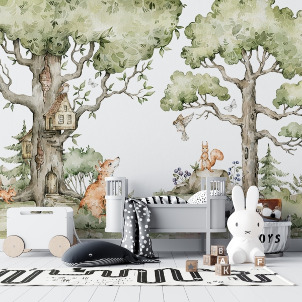 Zidni mural Šumski sastanak