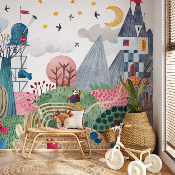 Zidni mural Začarana zemlja