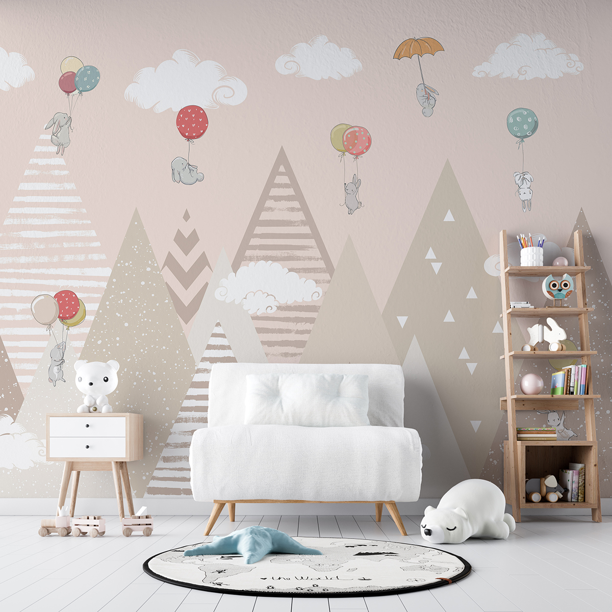 Zidni mural Magic Flight