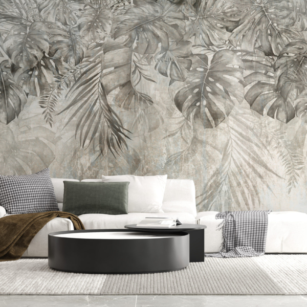 Zidni zidni zid Monstera lišće