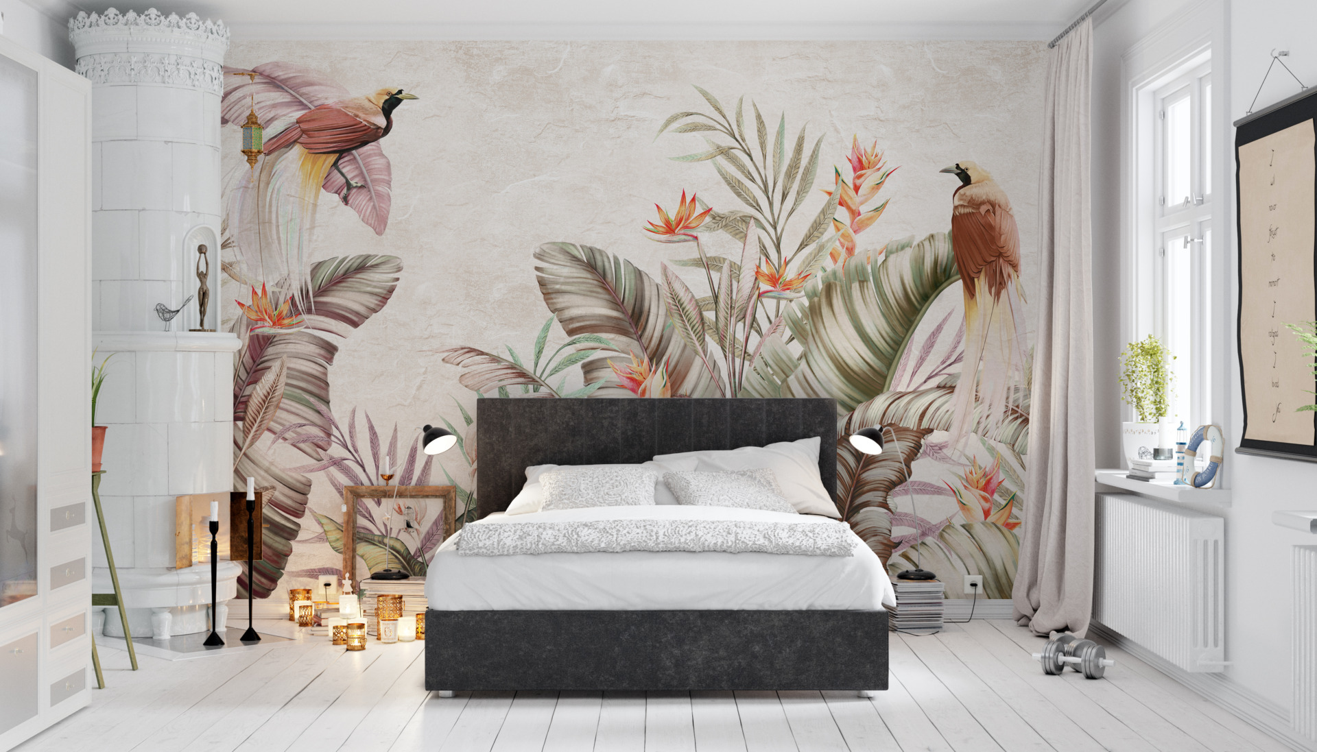 Zidni mural Ljepota ptica