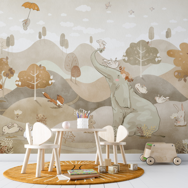 Zidni mural Neobična livada