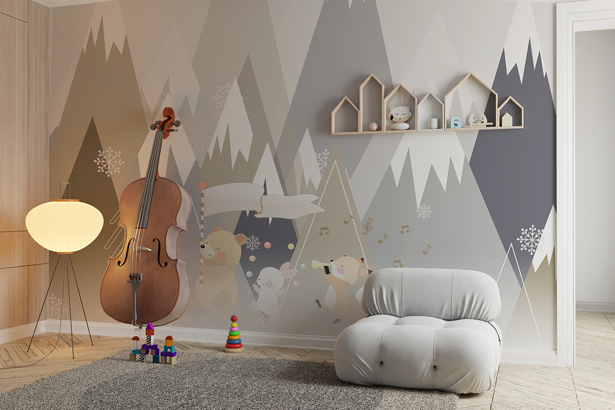 Zidni mural Glazbeno putovanje