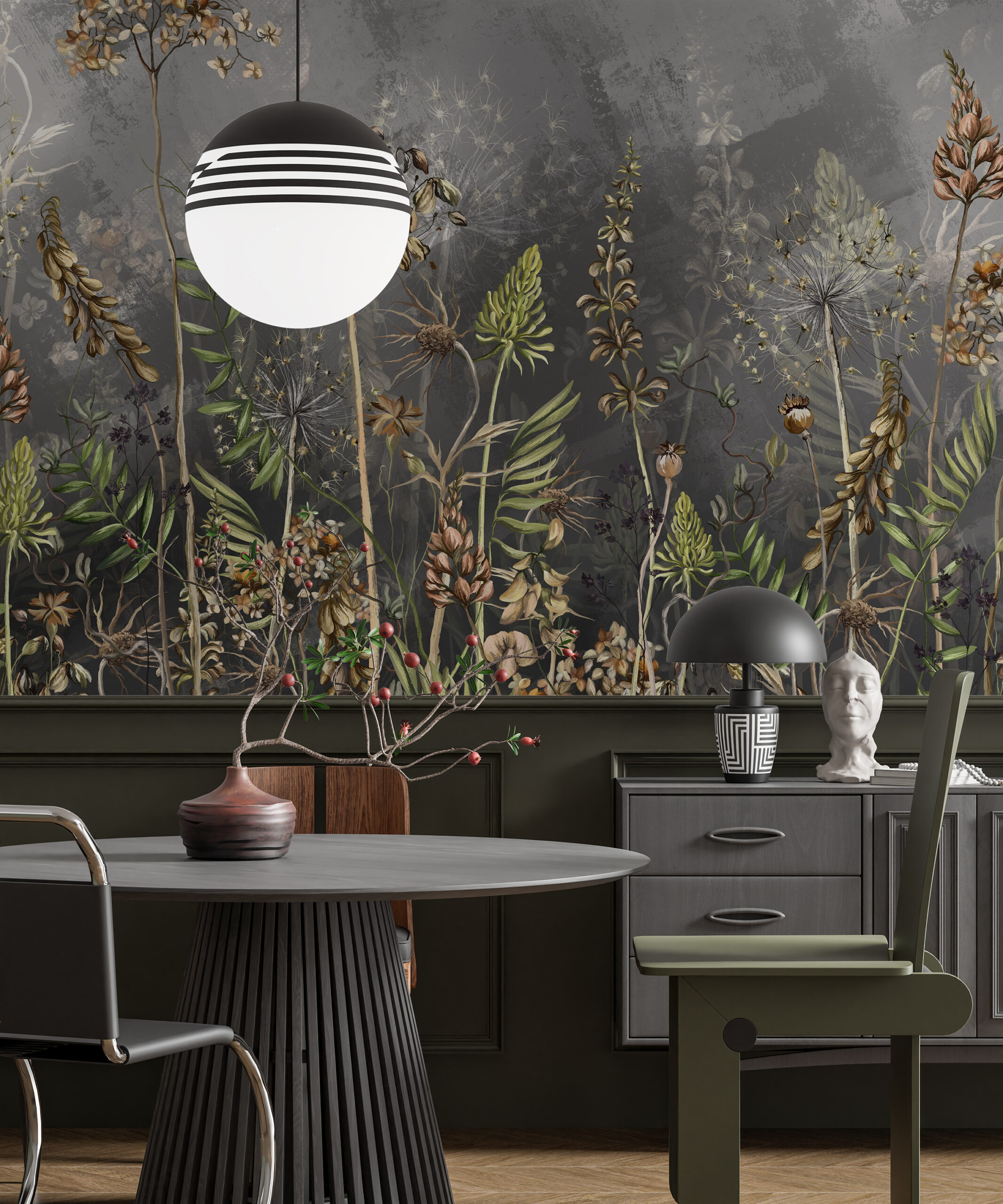 Zidni mural Jesenska livada