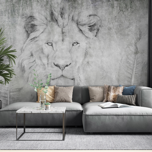 Zidni mural Lavlji pogled