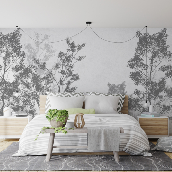 Zidni mural Dark Tone Trees