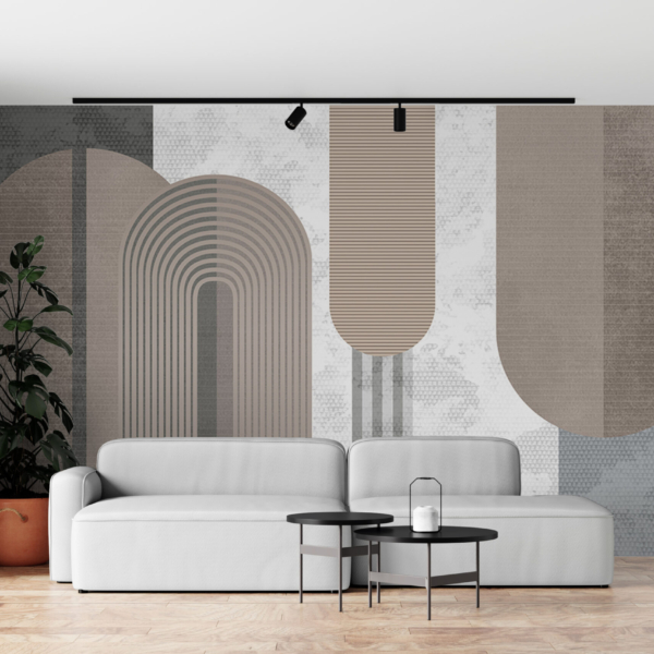 Zidni mural Modern Geometry