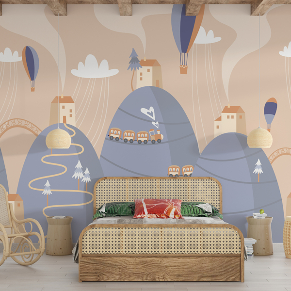 Zidni mural Blue Mountain Village