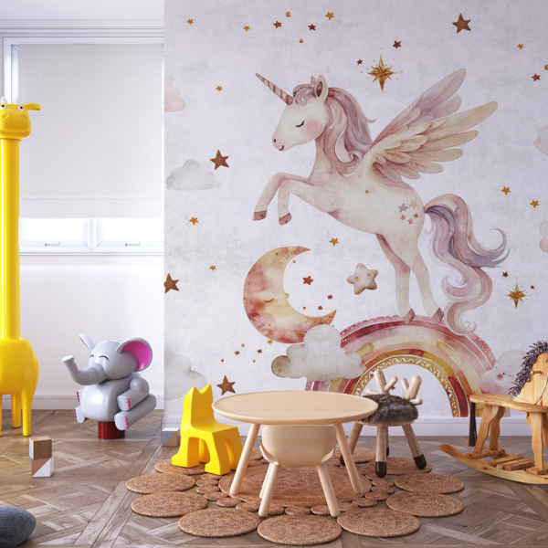 Zidni mural Čarobni jednorog