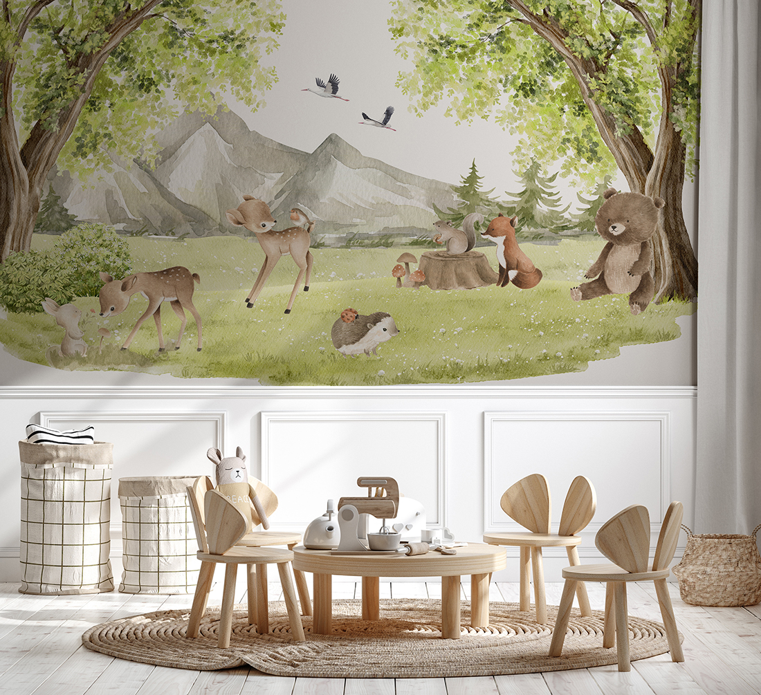 Zidni mural Pogled u daljinu - Slika 36