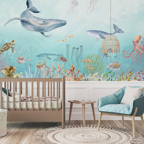 Zidni mural podvodnog svijeta