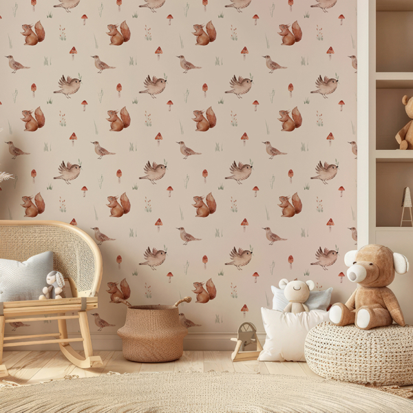 Zidni mural Vjeverice