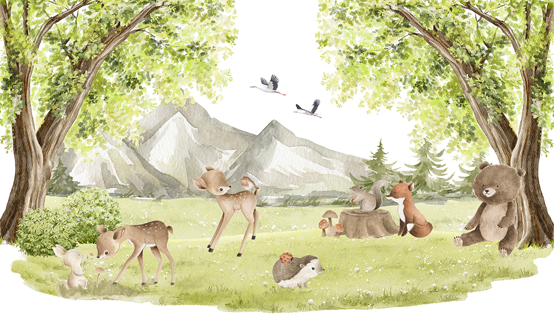 Zidni mural Pogled u daljinu - Slika 21