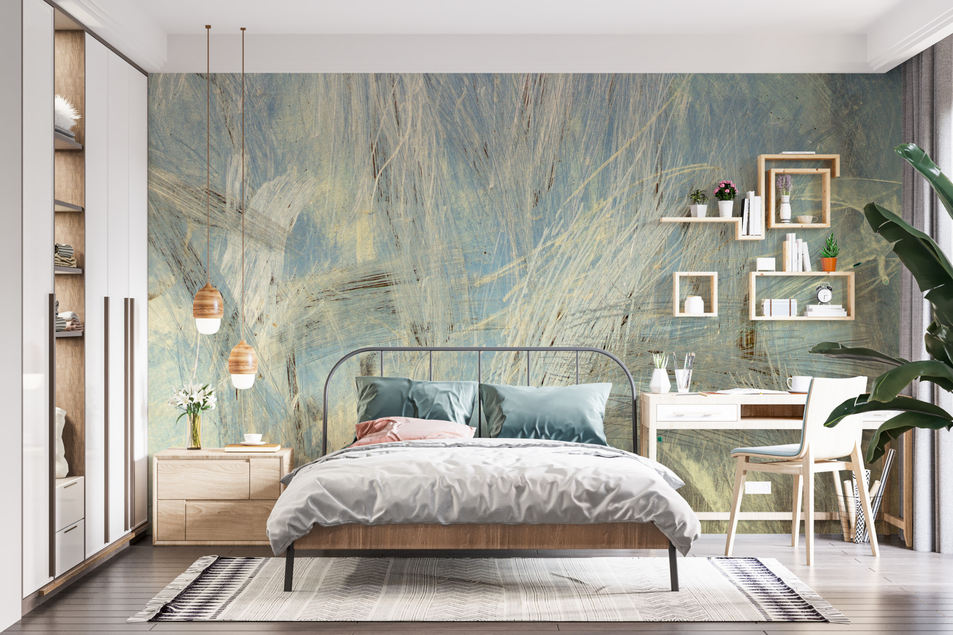 Zidni mural White Lines