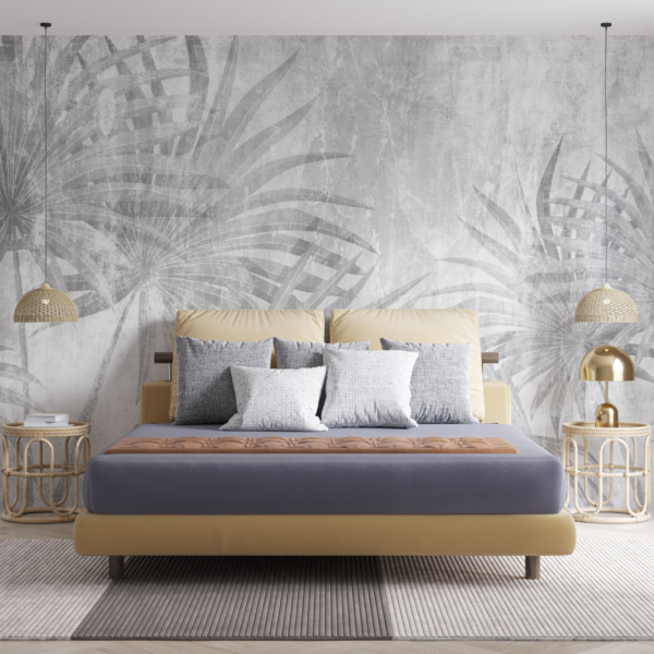 Zidni zidni zid Blijedo lišće