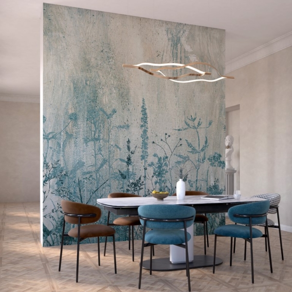 Zidni mural Plava livada