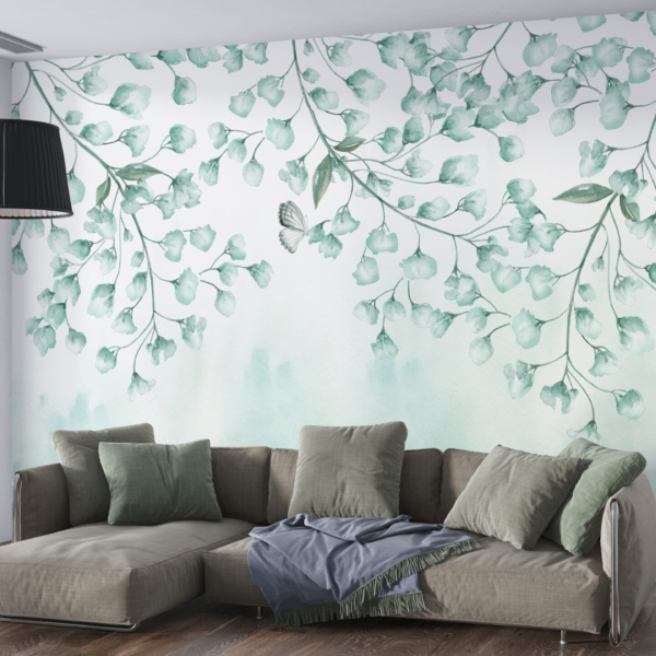 Zidni mural Plavo drvo