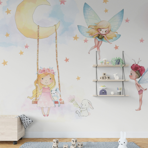 Zidni zidni zid s ljuljanjem mjeseca