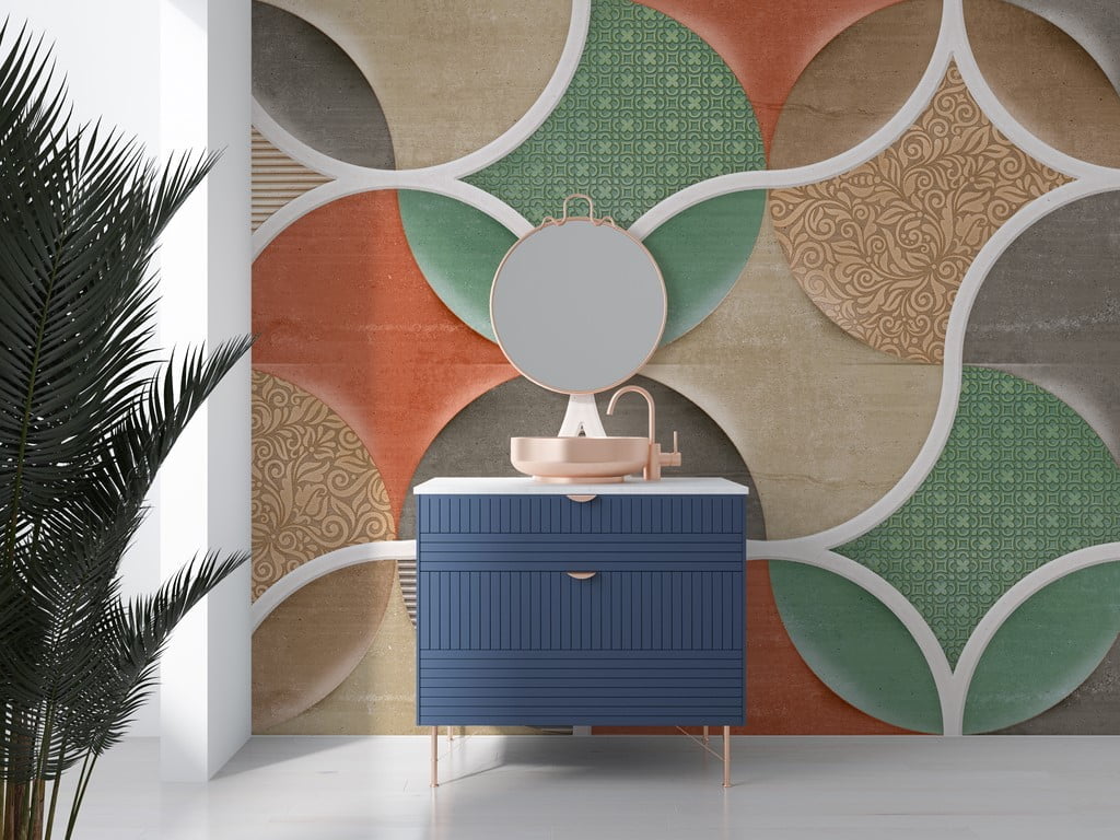 Zidni zidni zid od keramičkog vitraža