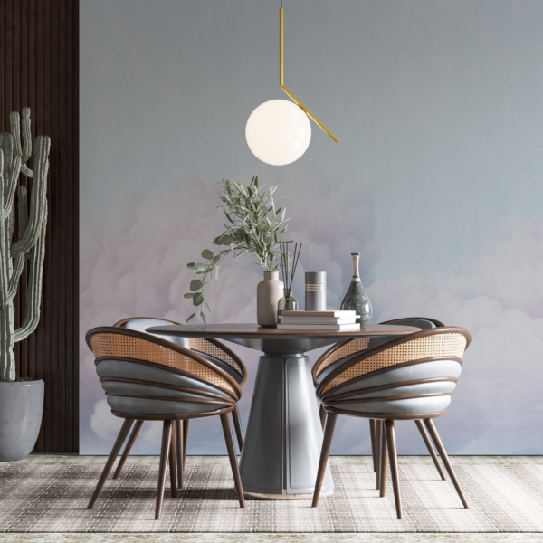 Zidni zidni zid Kovitlajući oblaci