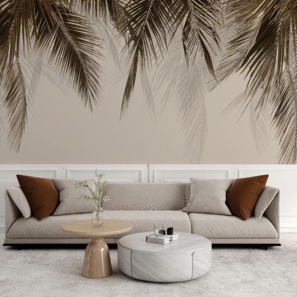 Zidni zidni zid Dark Long Leaves