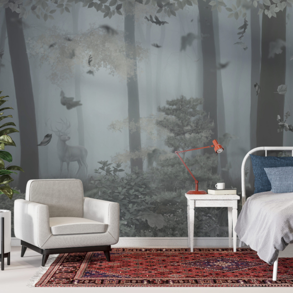 Zidni mural Mračna šuma