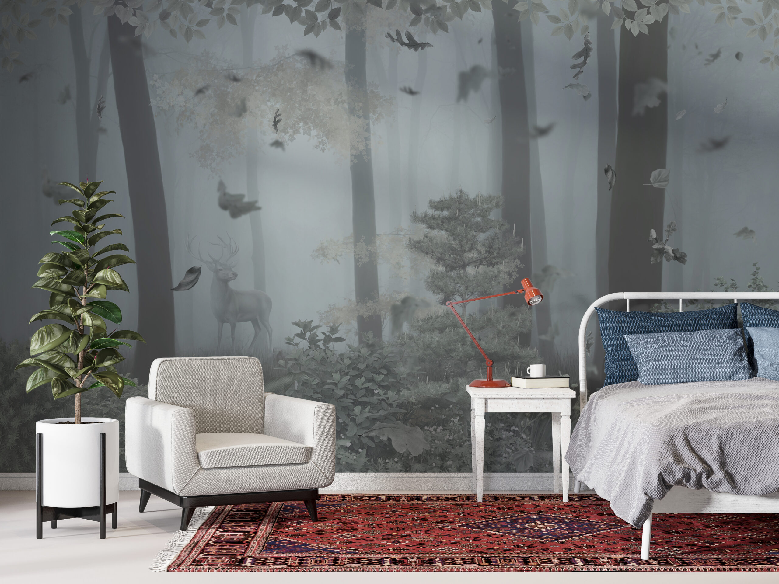 Zidni mural Mračna šuma