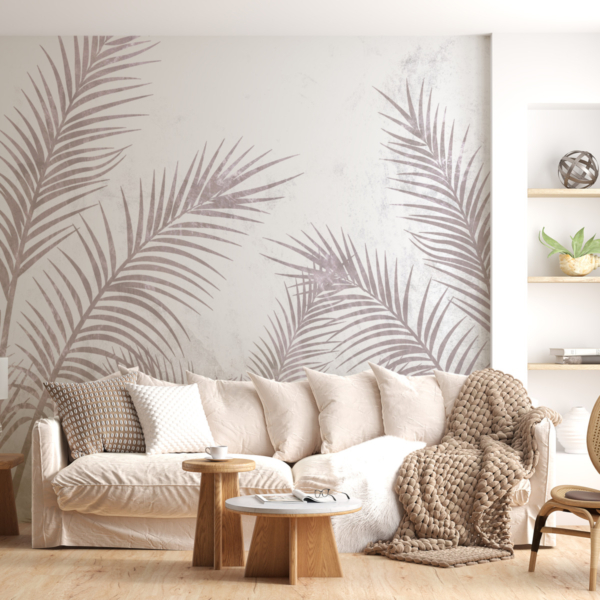 Zidni mural Topli oblak palmi