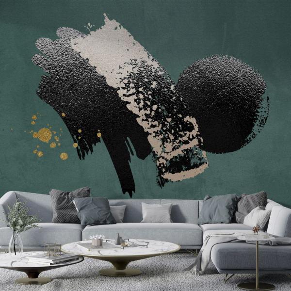 Zidni mural Black Sphere