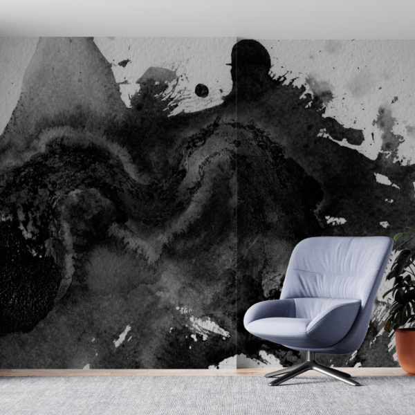 Zidni mural Black Blot