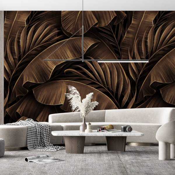 Zidni mural Čokoladno lišće