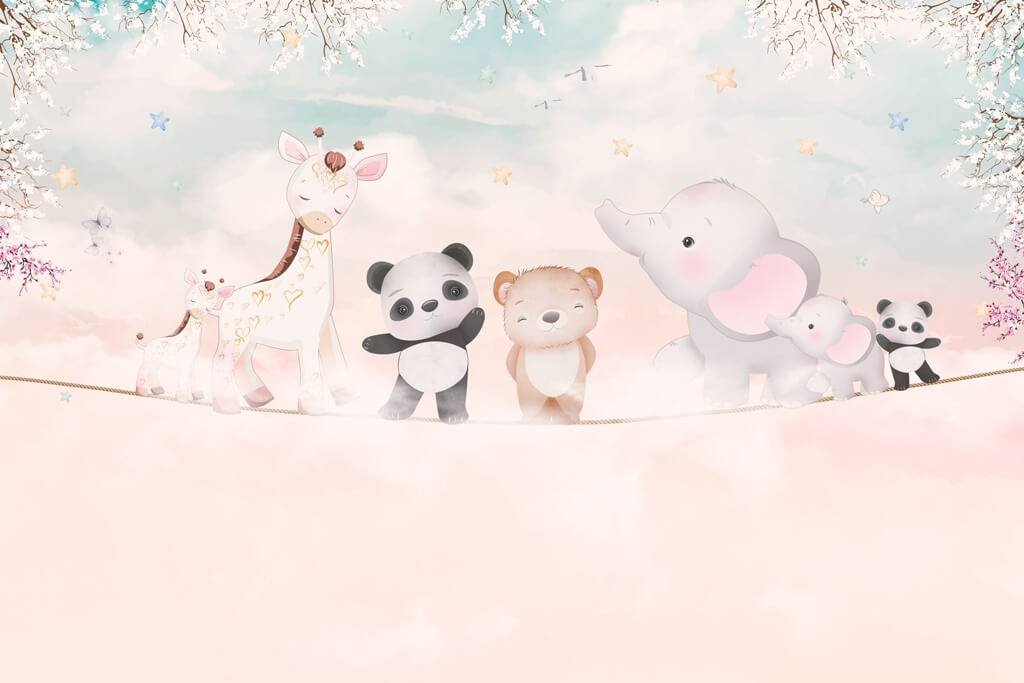 Fototapeta-Cztery-Zwierz¦utka_2246819947