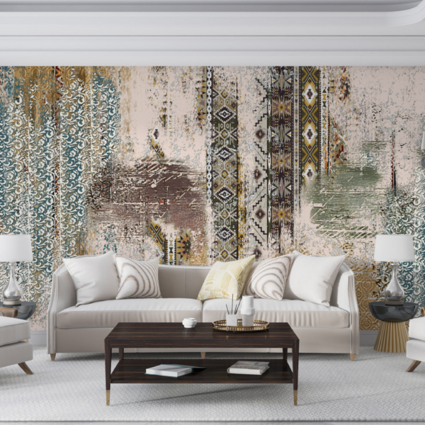 Zidni zid od starog mozaika