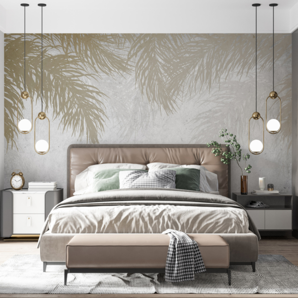 Zidna stena Nježno lišće