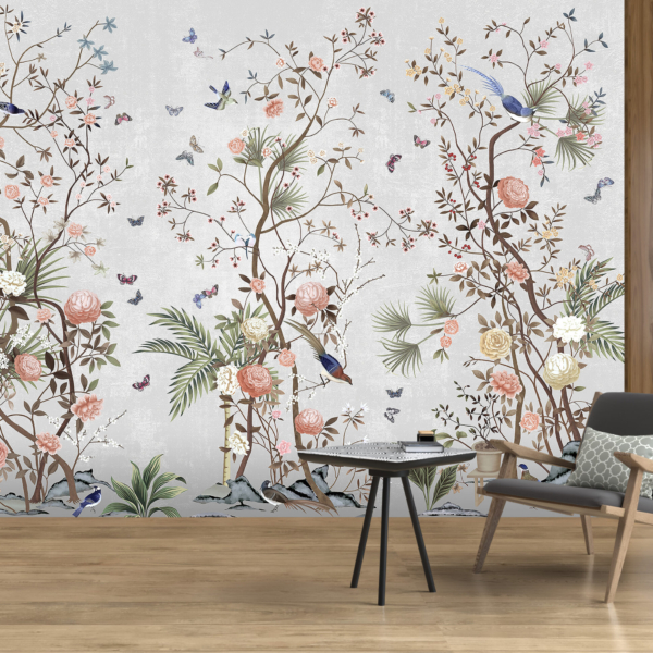 Zidni mural Egzotični vrt