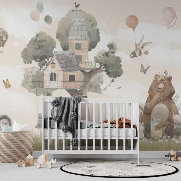 Zidni zidni zid za kuću na drvetu za djecu