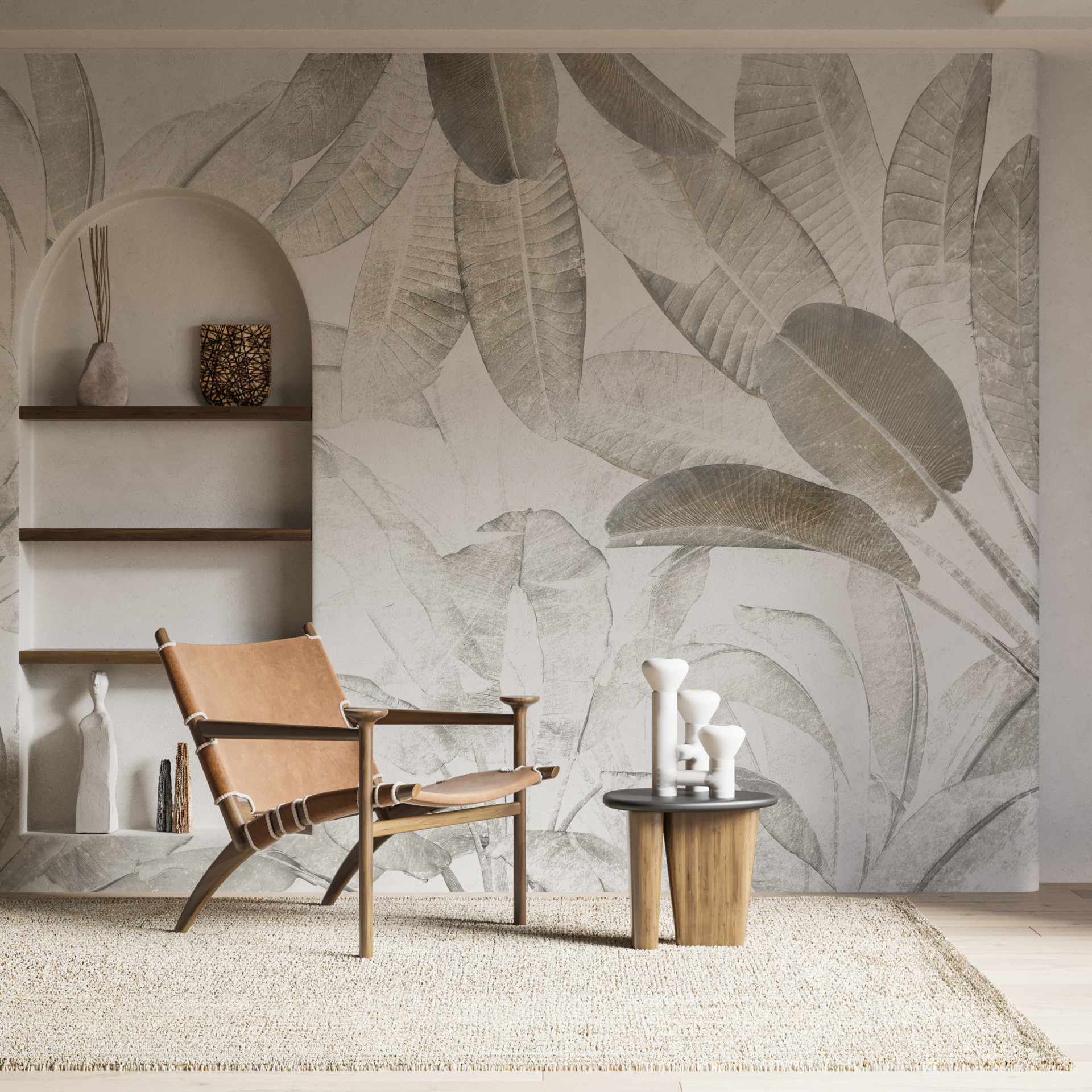 Zidni mural Veliki ostavlja iza magle