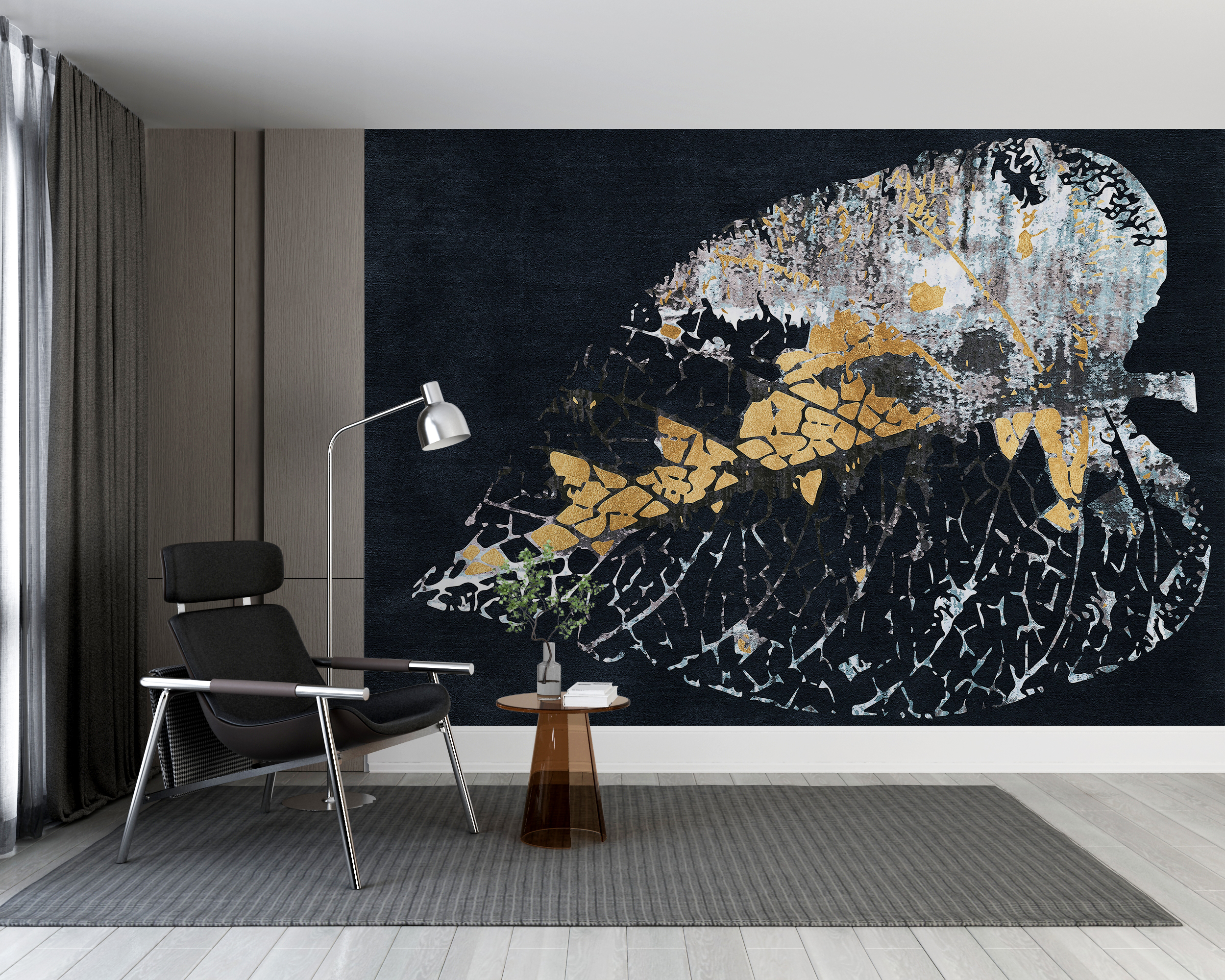 Zidni mural Veliki list