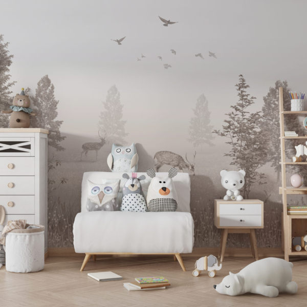 Zidni mural Dva jelena