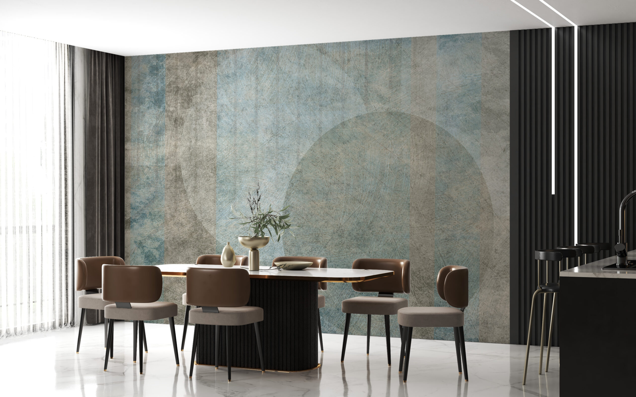 Zidna freska s dva kotača