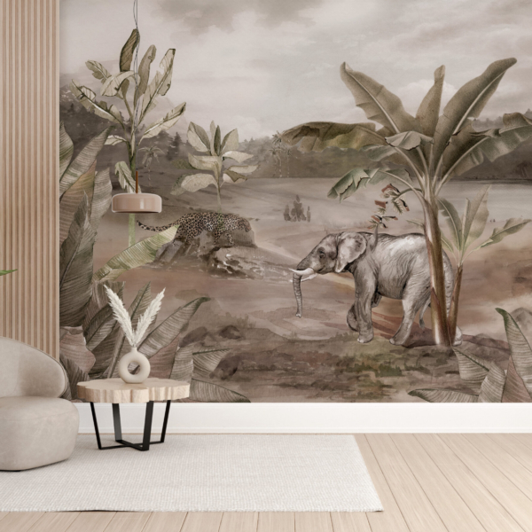 Zidni mural Divlja Afrika