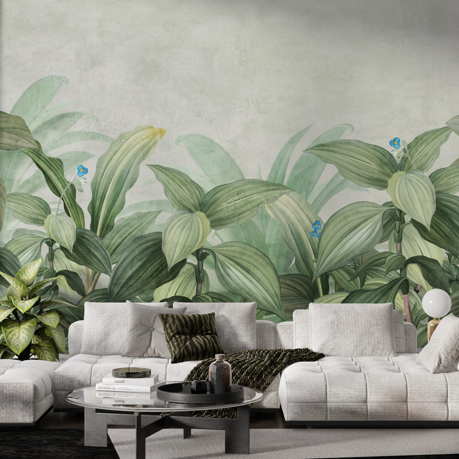 Zidni mural Egzotična trava