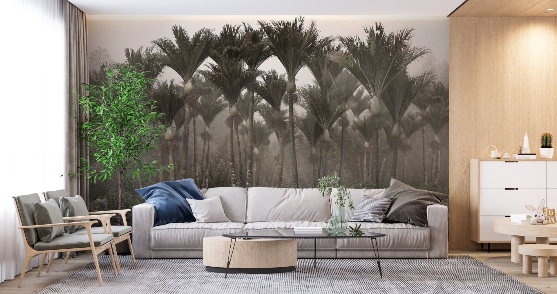 Zidni mural Exotic Lake