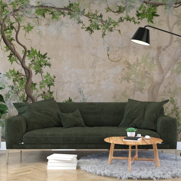 Zidni zid egzotičnih penjača