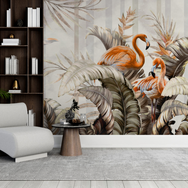 Zidni mural Egzotične ptice