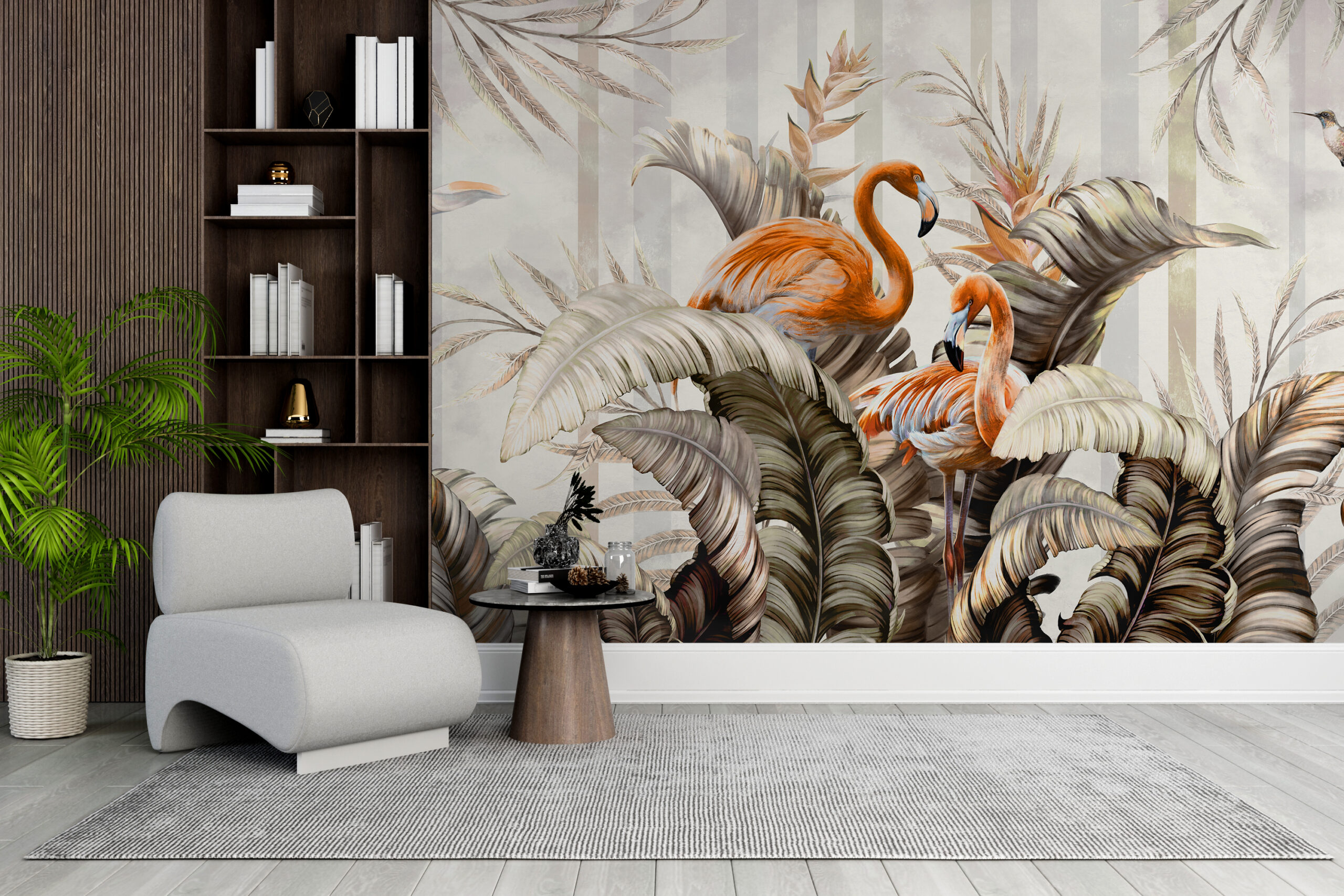 Zidni mural Egzotične ptice