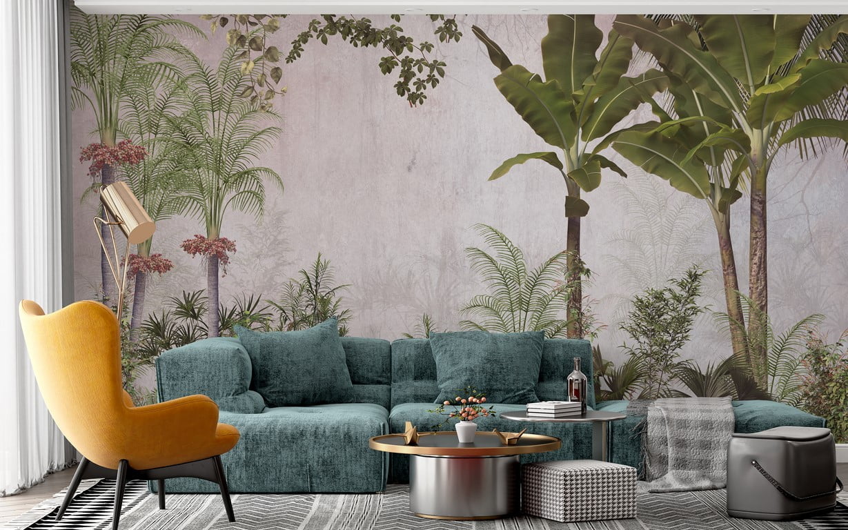 Foto pozadina Egzotika iza magle