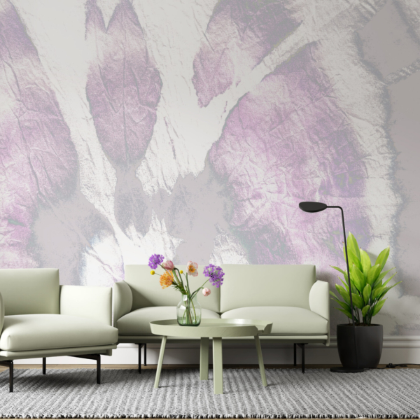 Ljubičasta apstraktna zidna stena